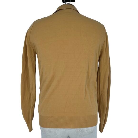 Vintage 70’s Abraham & Straus Men’s Shirt Mustard Yellow Collared Button Small - Picture 4 of 9